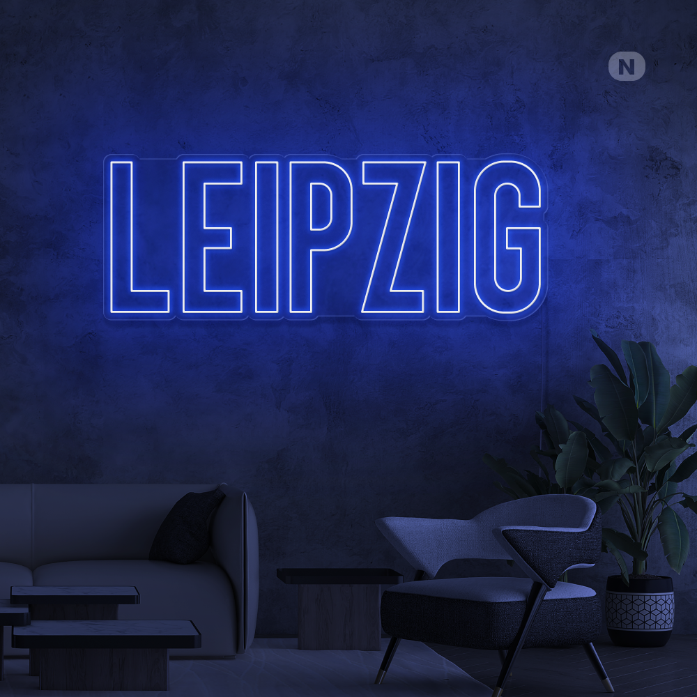 Neon Schild LEIPZIG