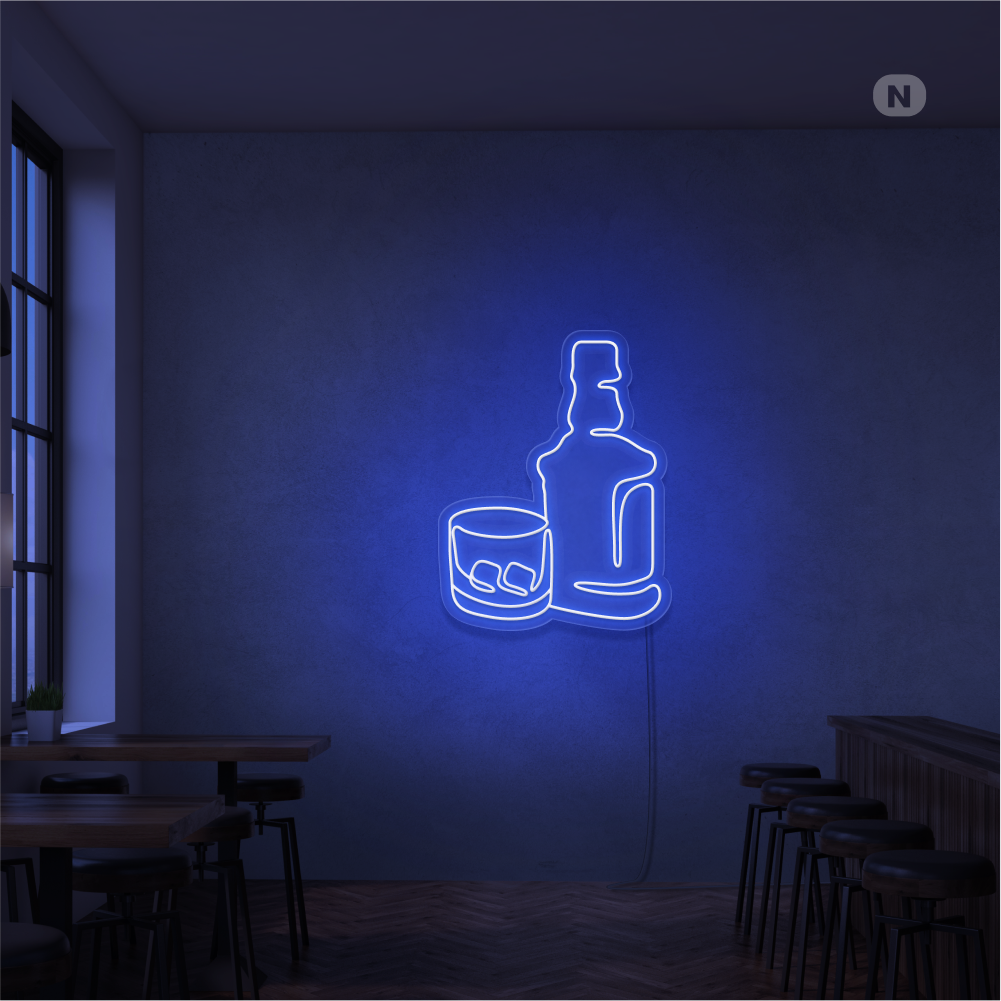 Neon Schild Whisky