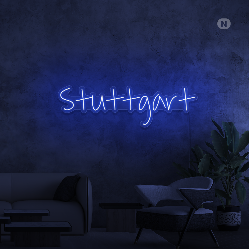 Neon Schild Stuttgart