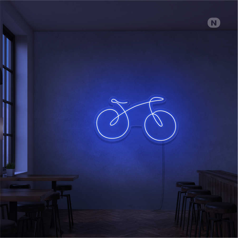 kinderfahrrad neon Neon Schild Fahrrad