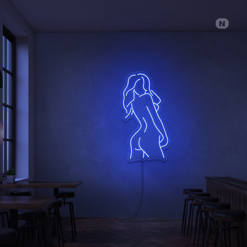 Neon Schild Exotisches Girl