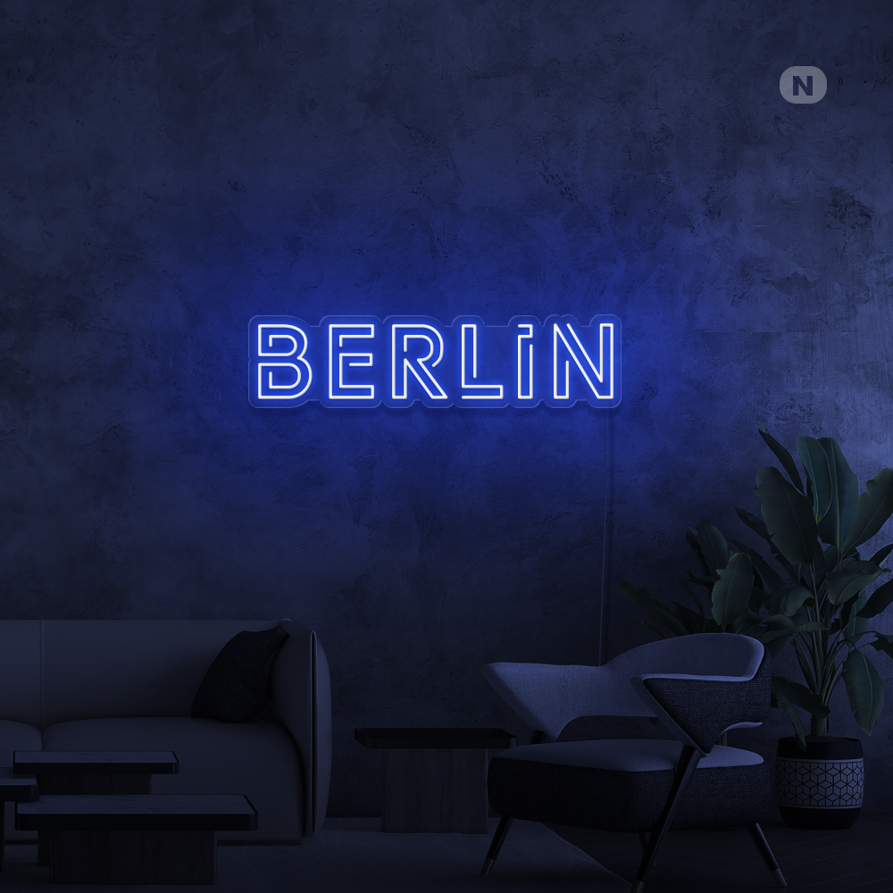 Neon Schild Berlin