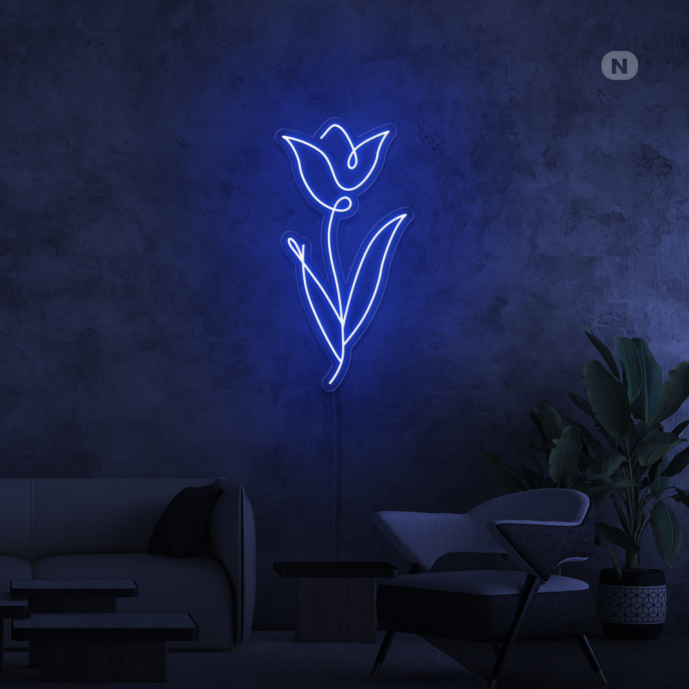 Neon Schild Rose