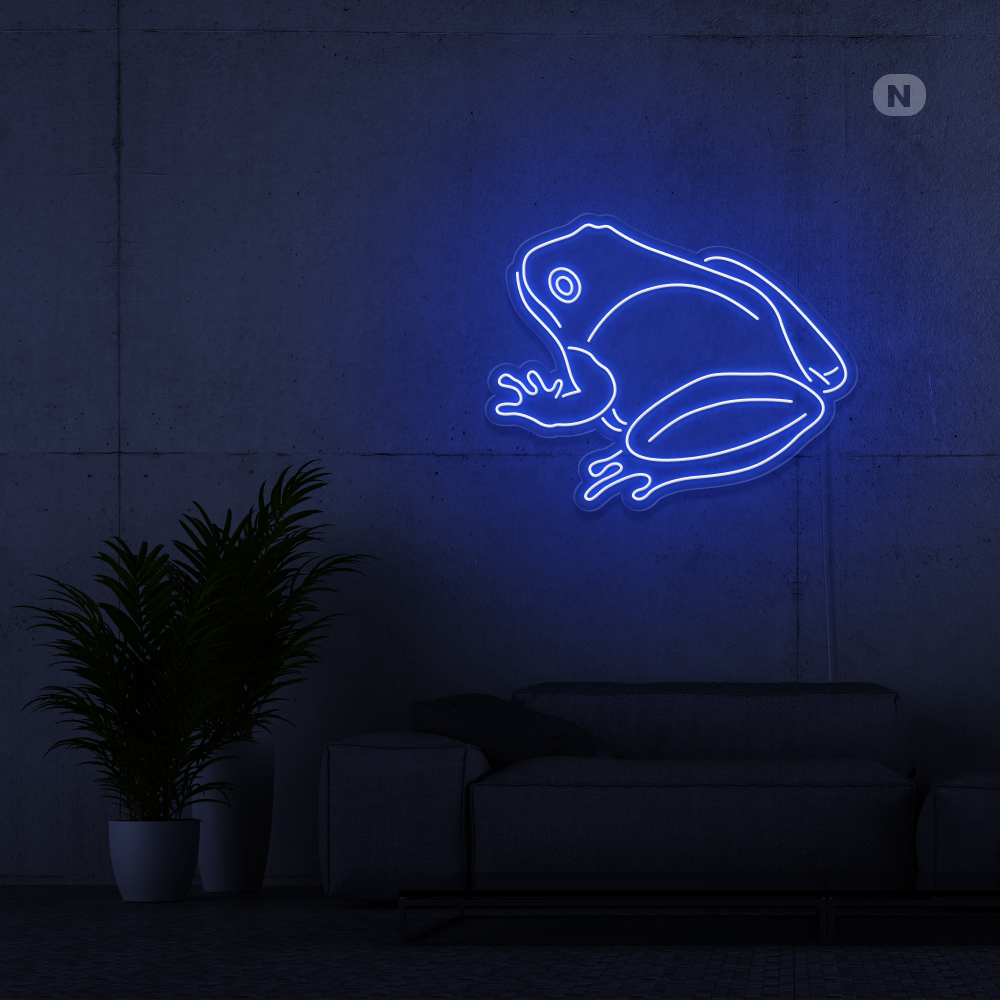 Neon Schild Frosch
