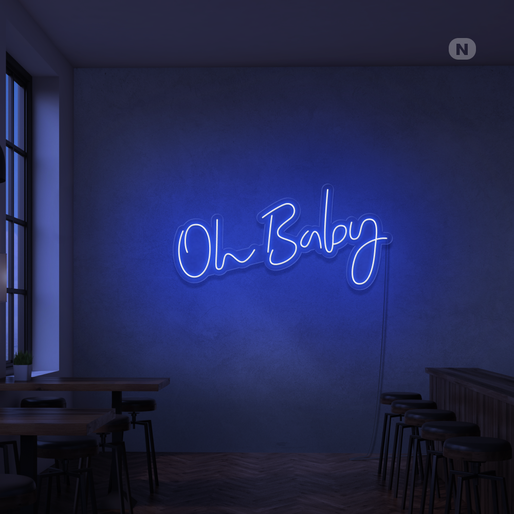 Neon Schild Oh Baby