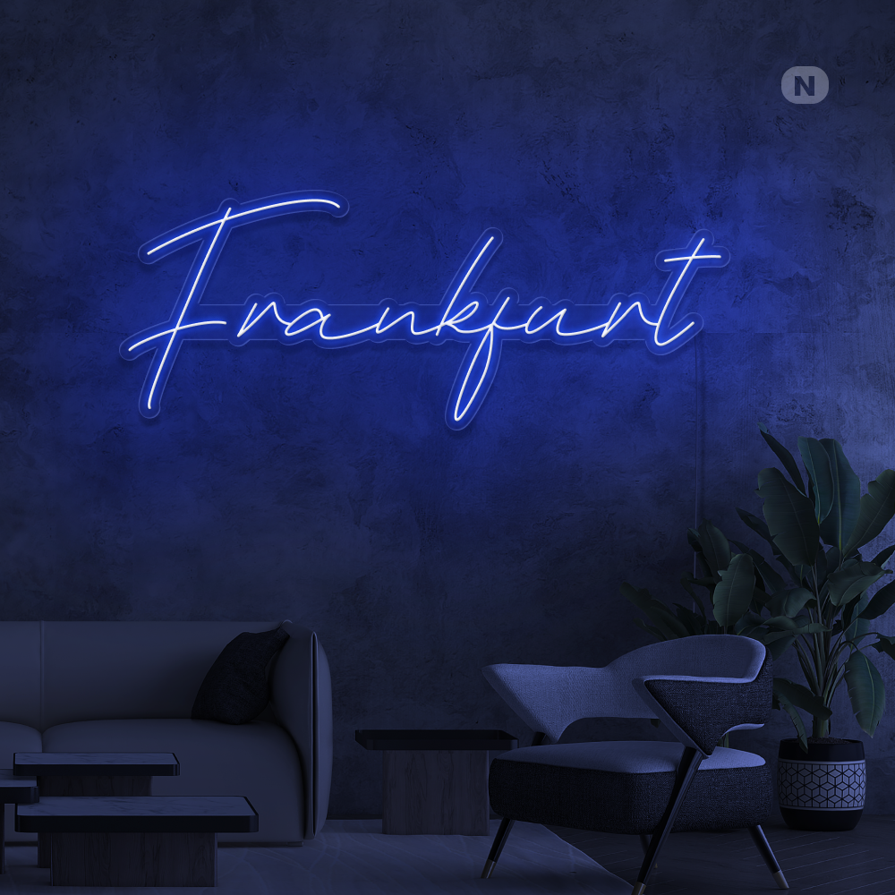 Neon Schild Frankfurt