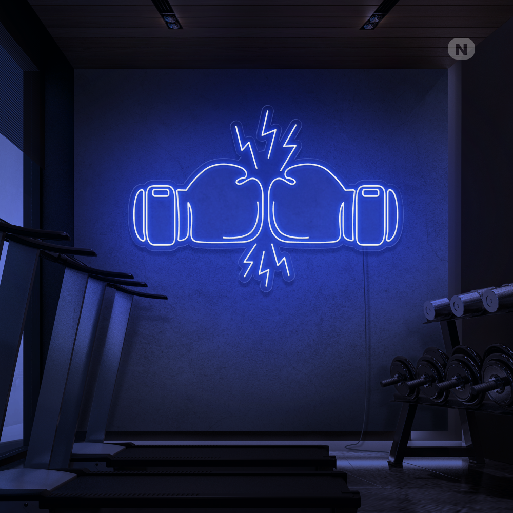 Neon Schild Boxen