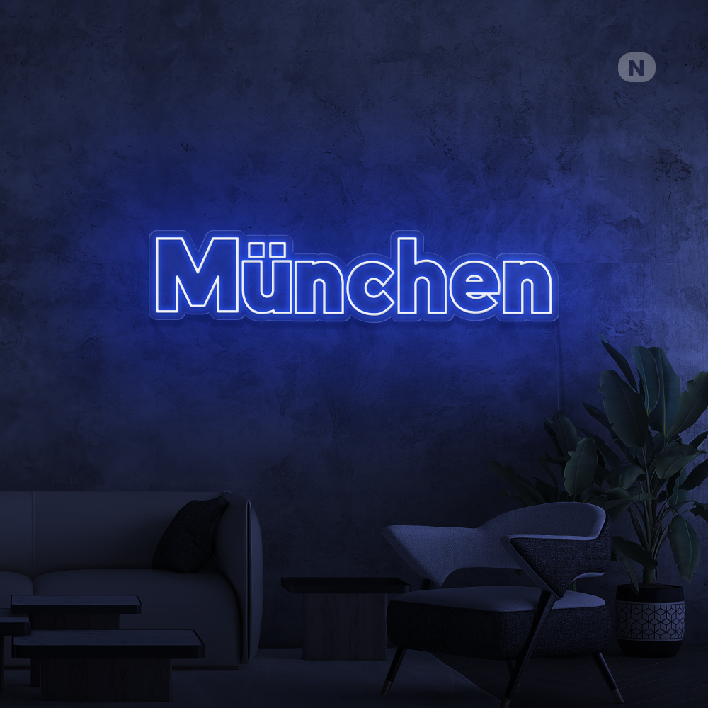 Neon Schild München