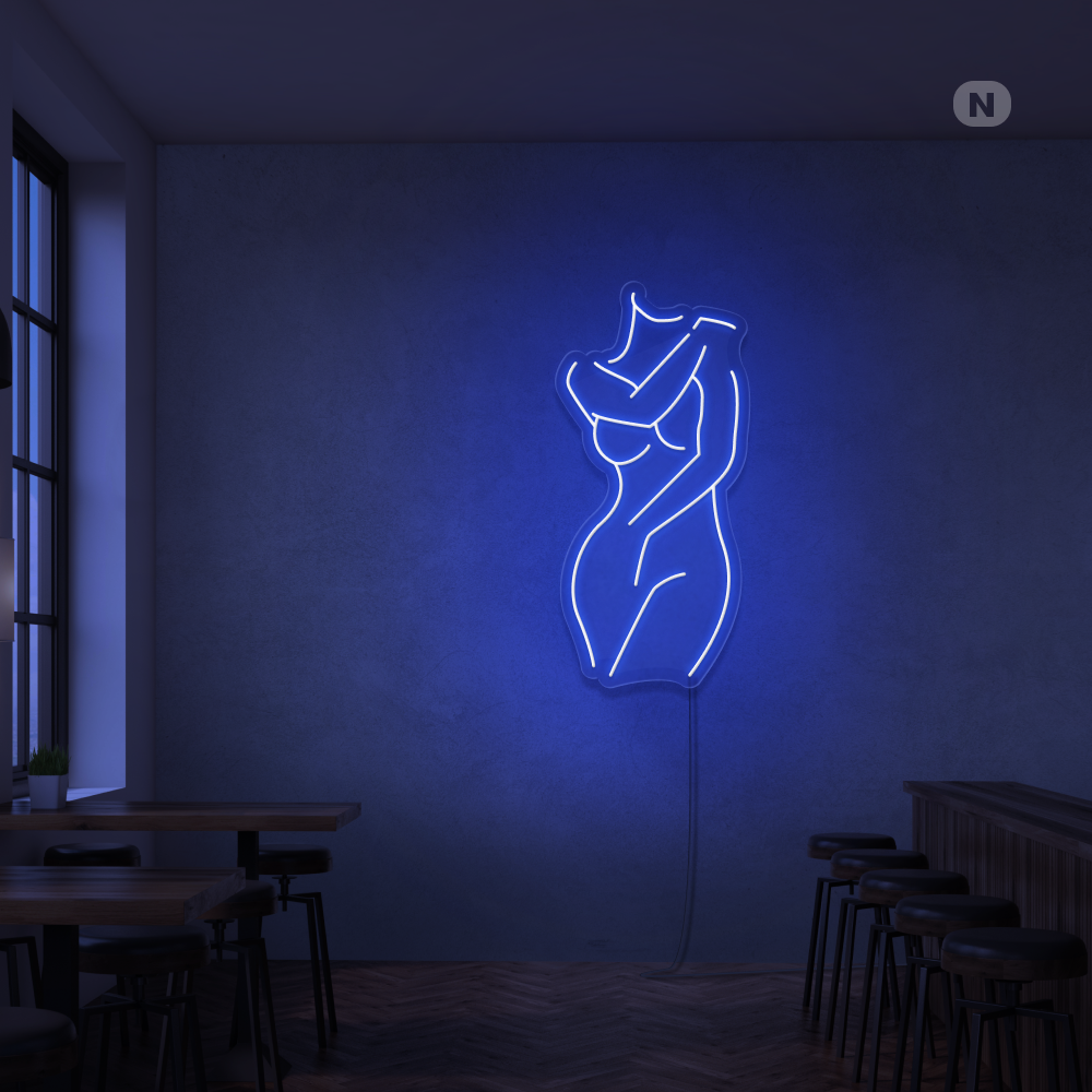 Neon Schild Sexy Mädchen