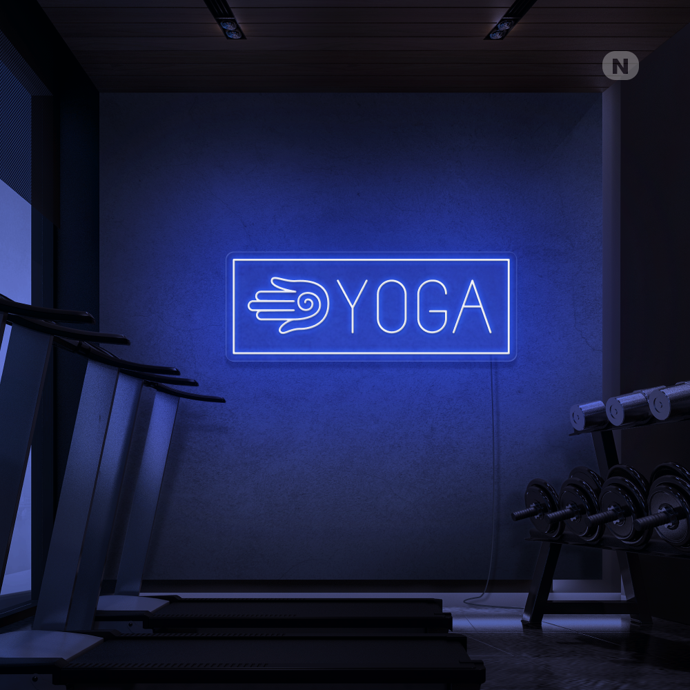 Neon Schild Yoga