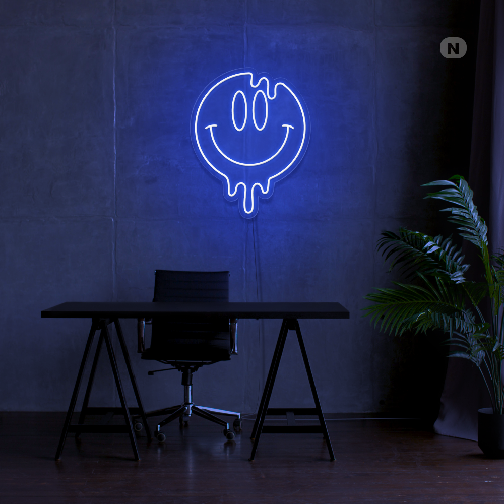 Neon Schild Smiley