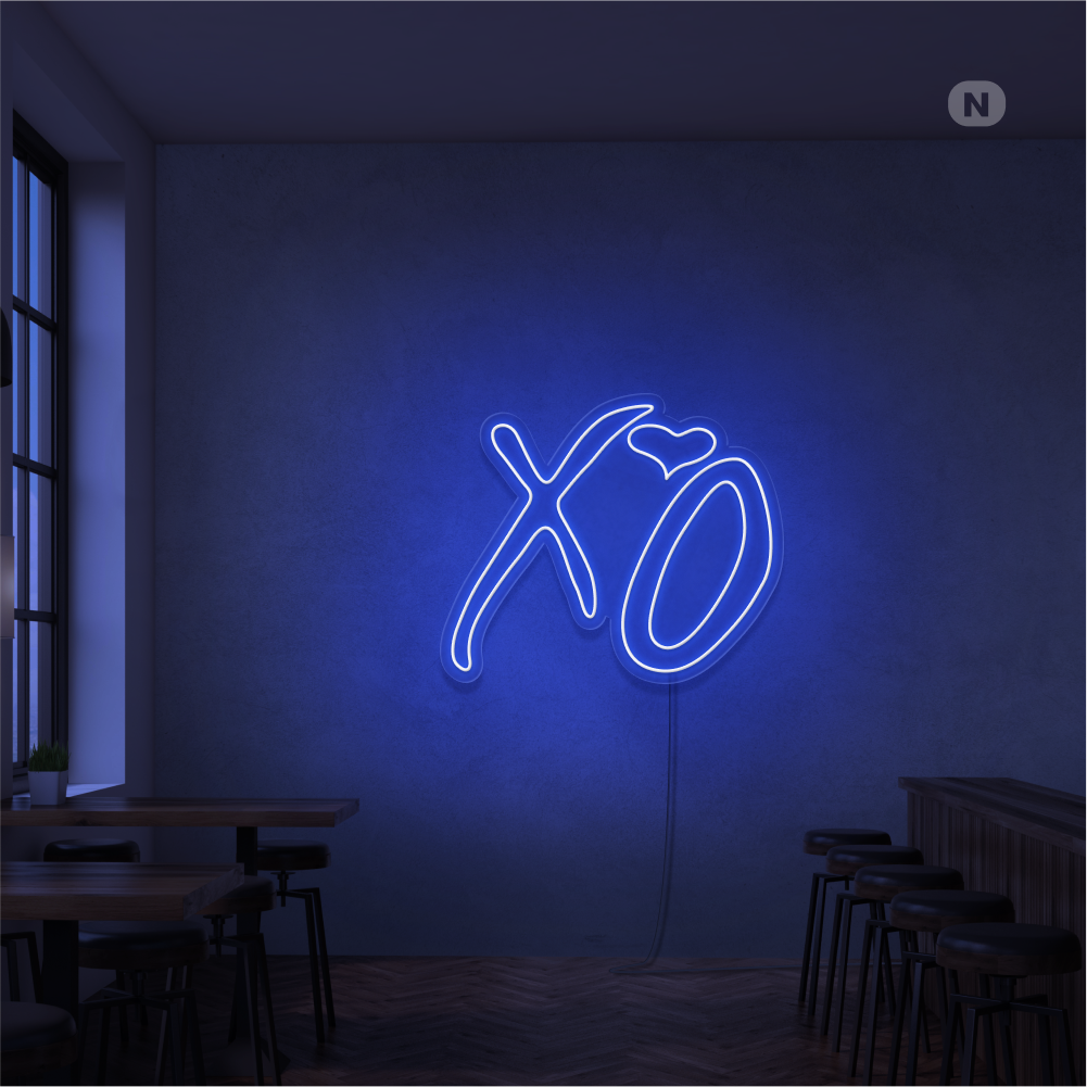 Neon Schild XO
