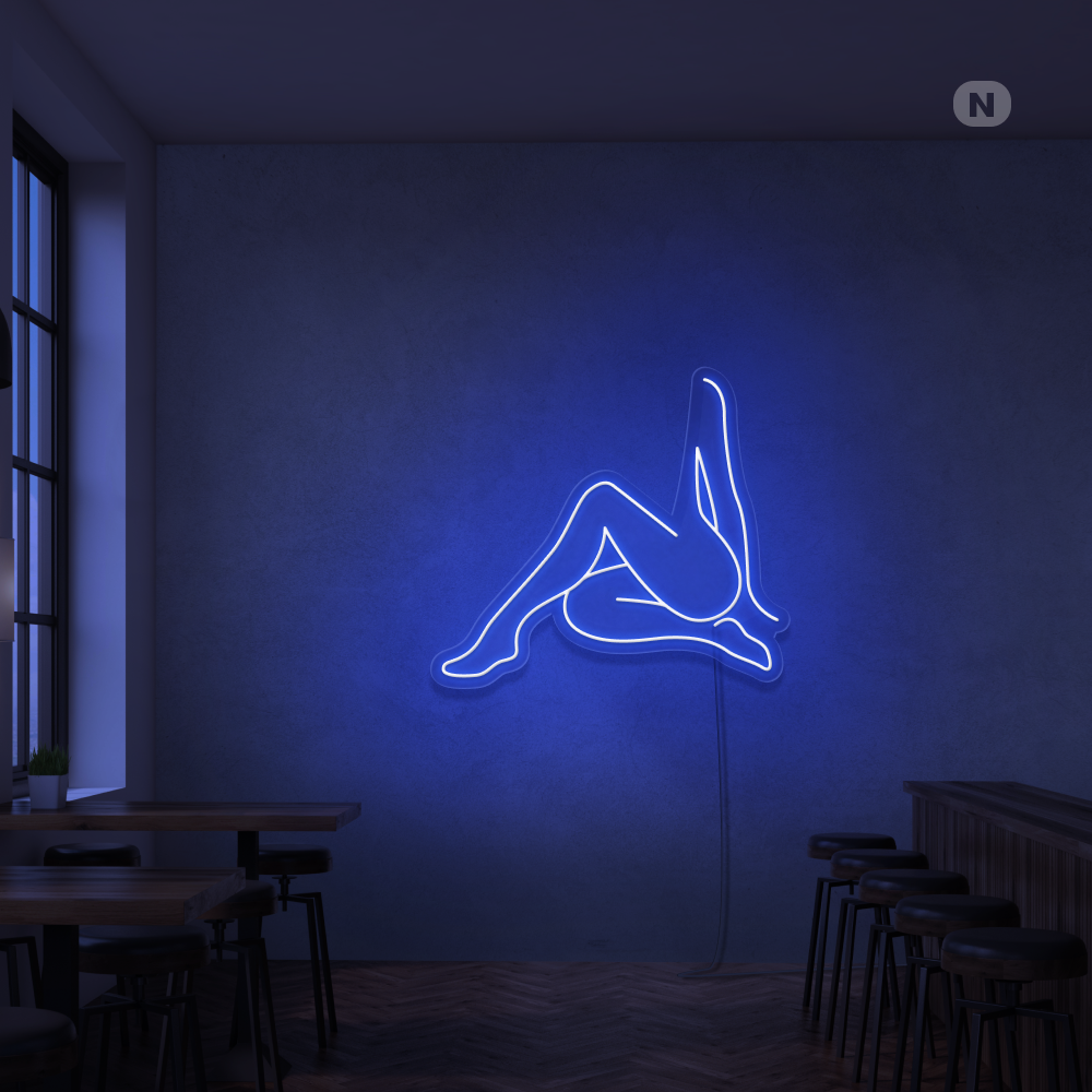 Neon Schild Sexy Mädchen