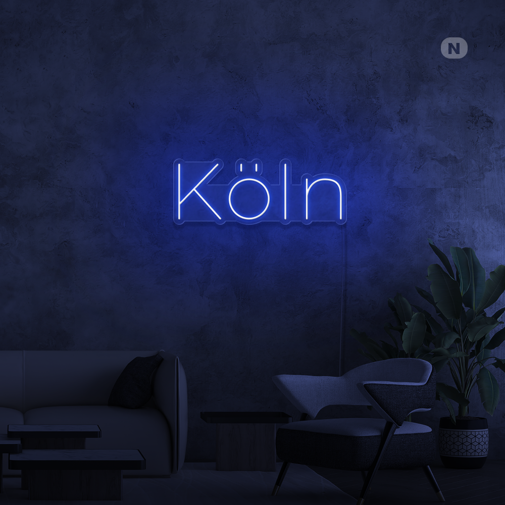 Neon Schild Köln