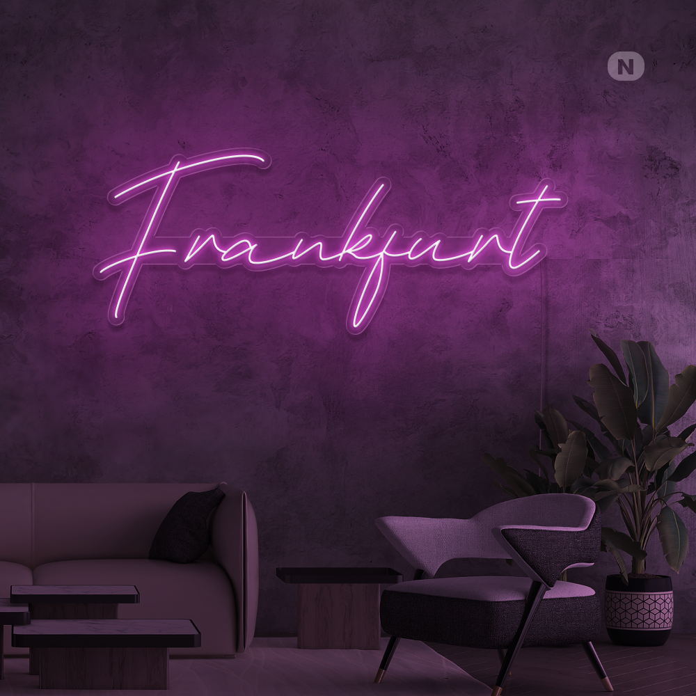 Neon Schild Frankfurt