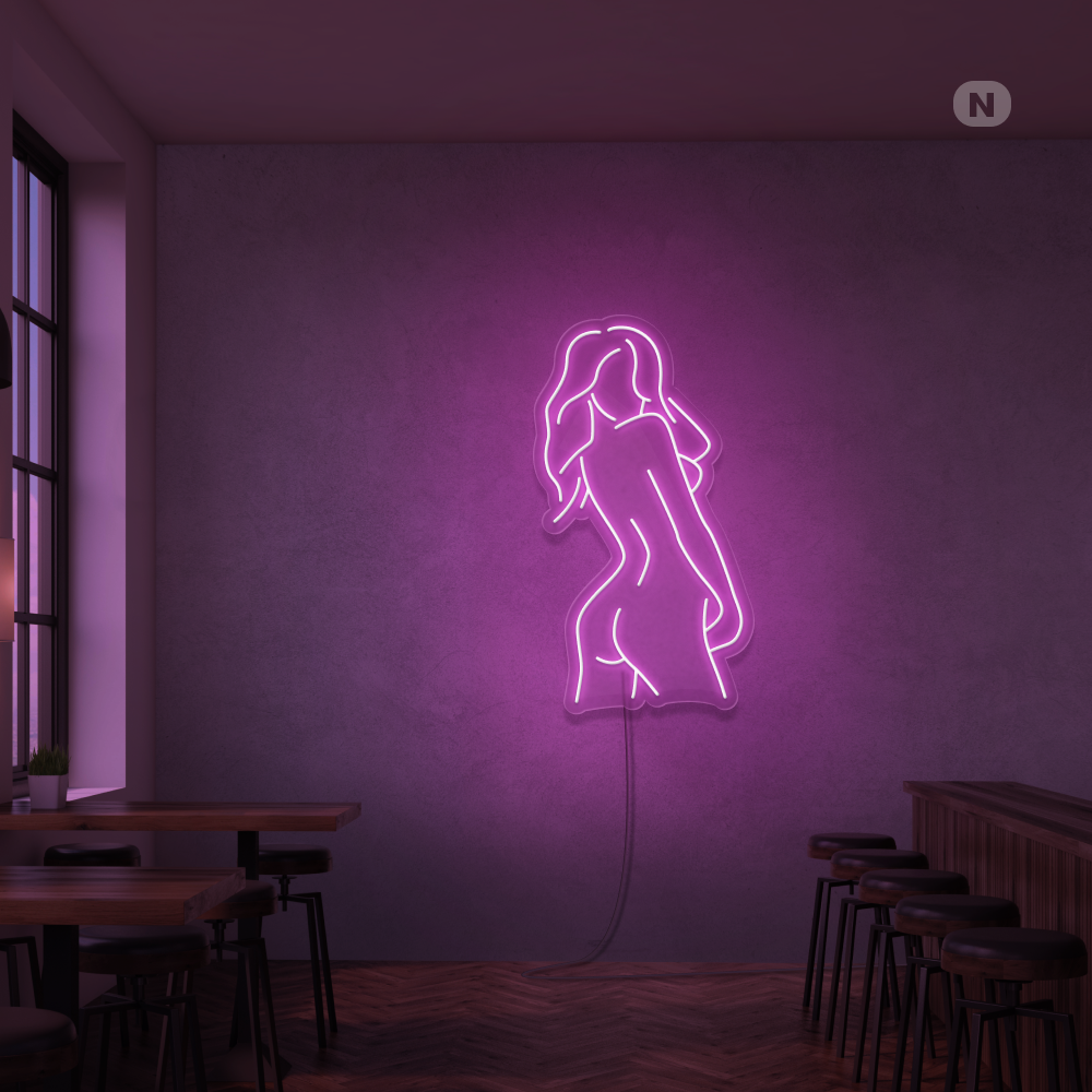 Neon Schild Exotisches Girl