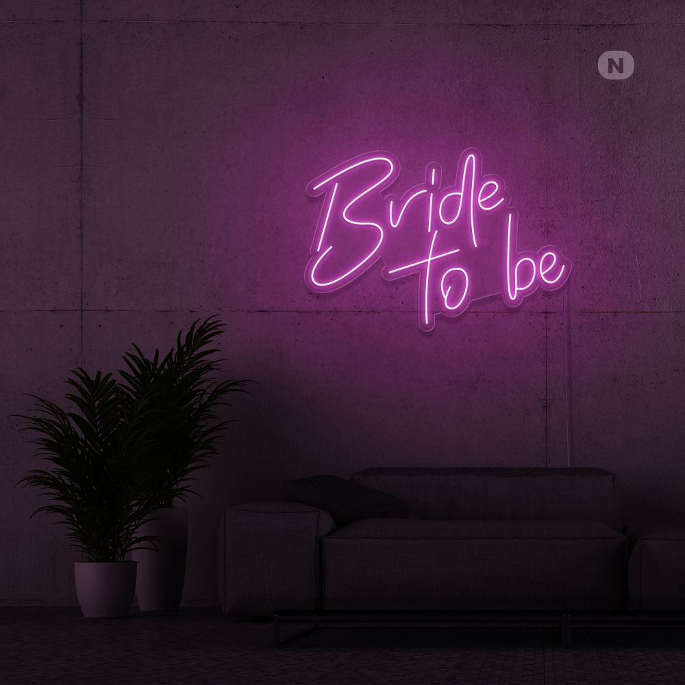 Neon Schild Bride To Be