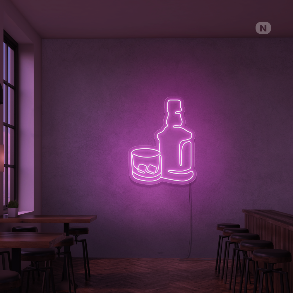 Neon Schild Whisky