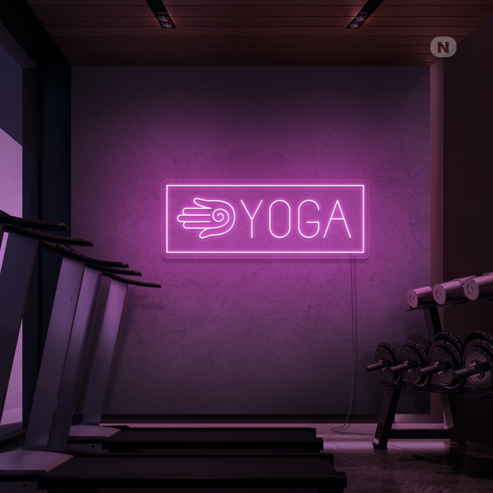 Neon Schild Yoga