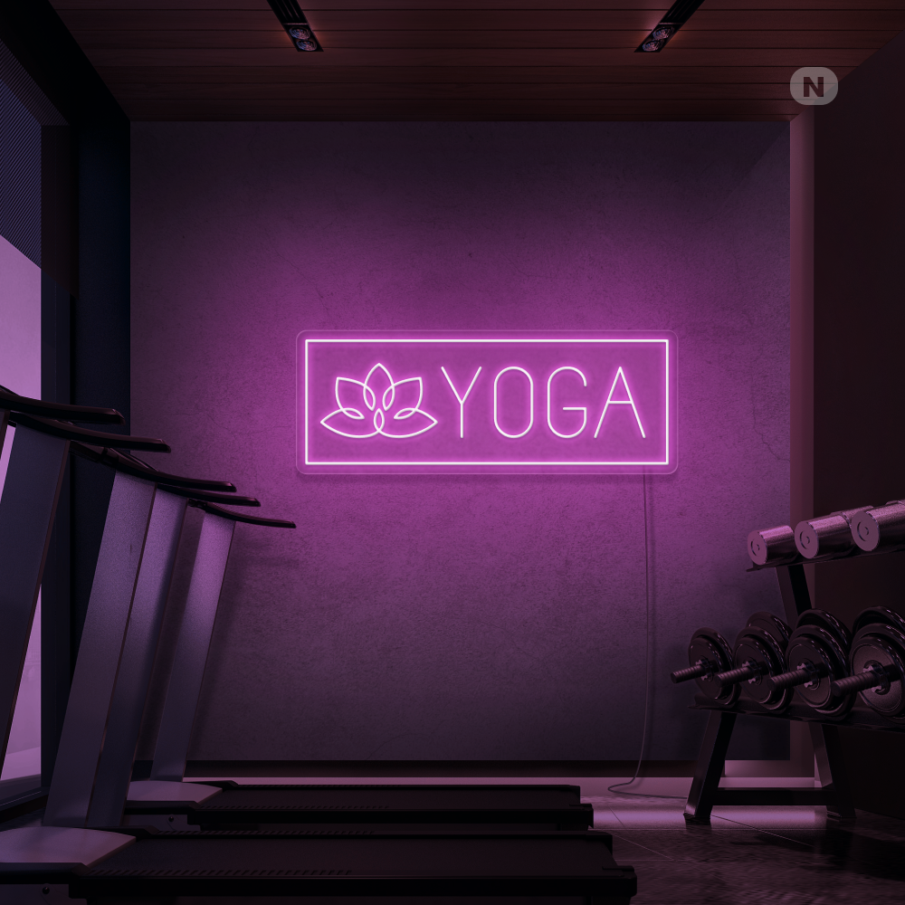 Neon Schild Yoga