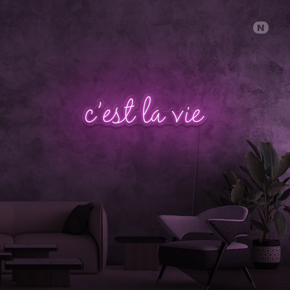 Neon Schild cestlavie