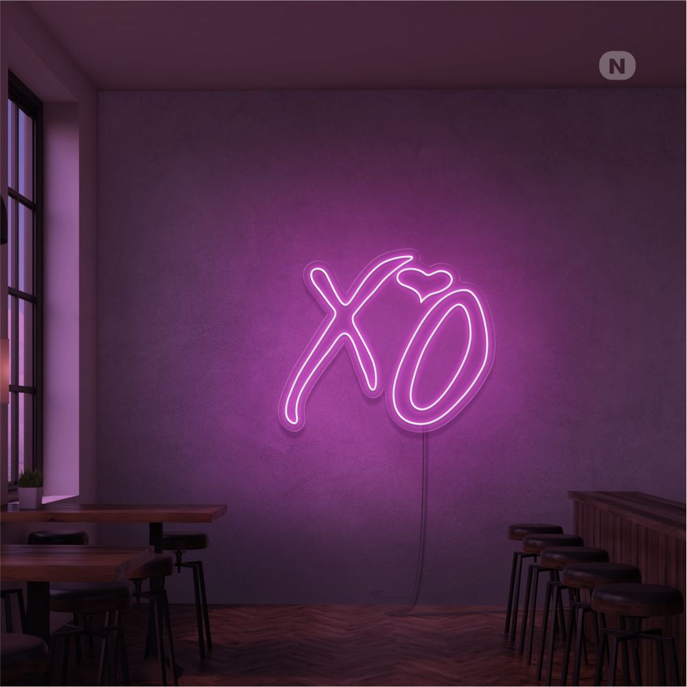 Neon Schild XO