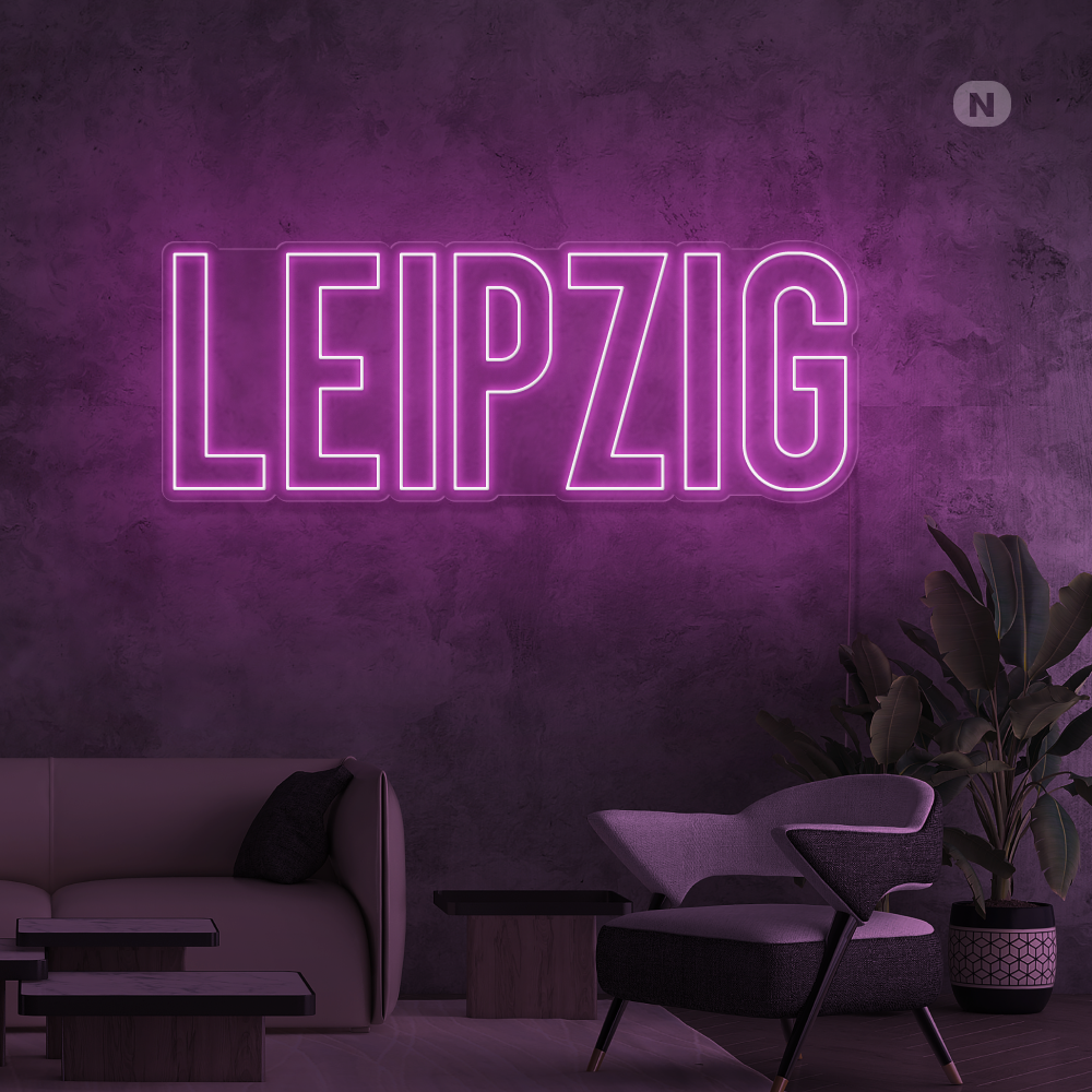 Neon Schild LEIPZIG