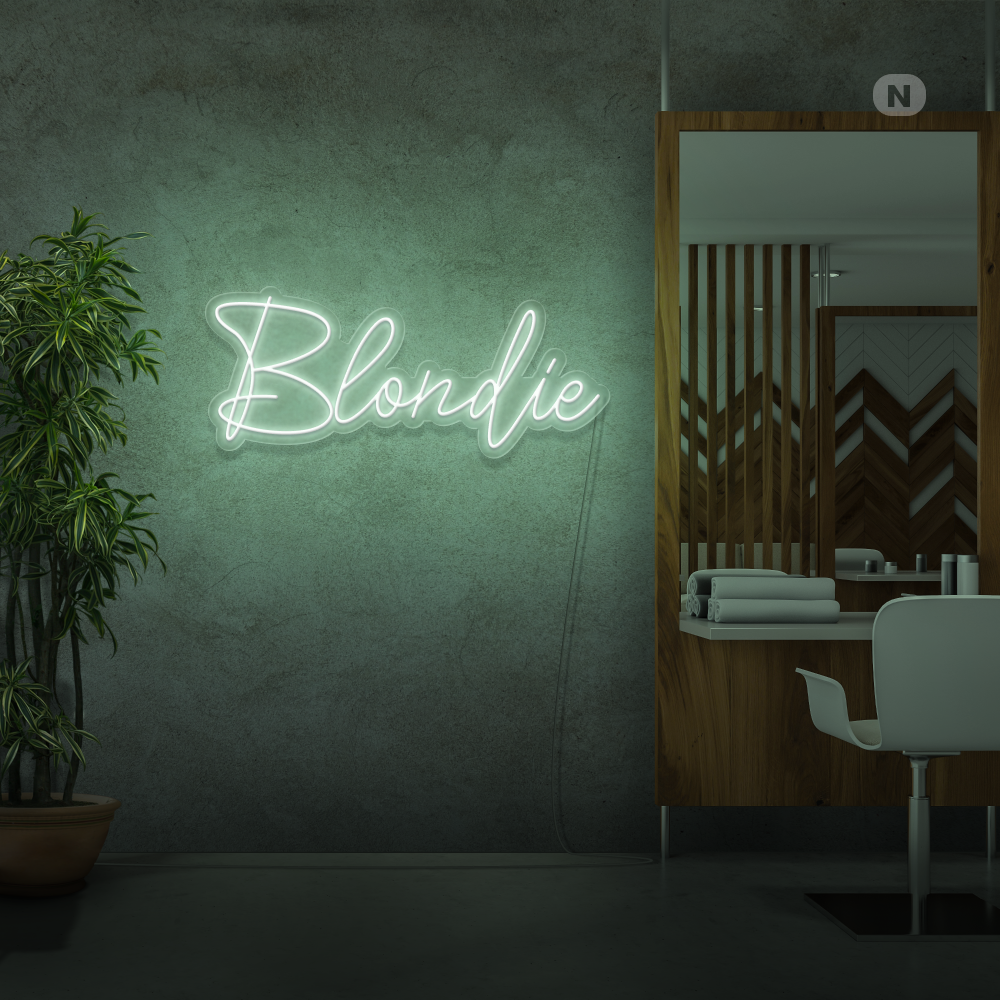 Neon Schild Blondie