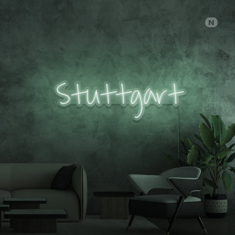 Neon Schild Stuttgart