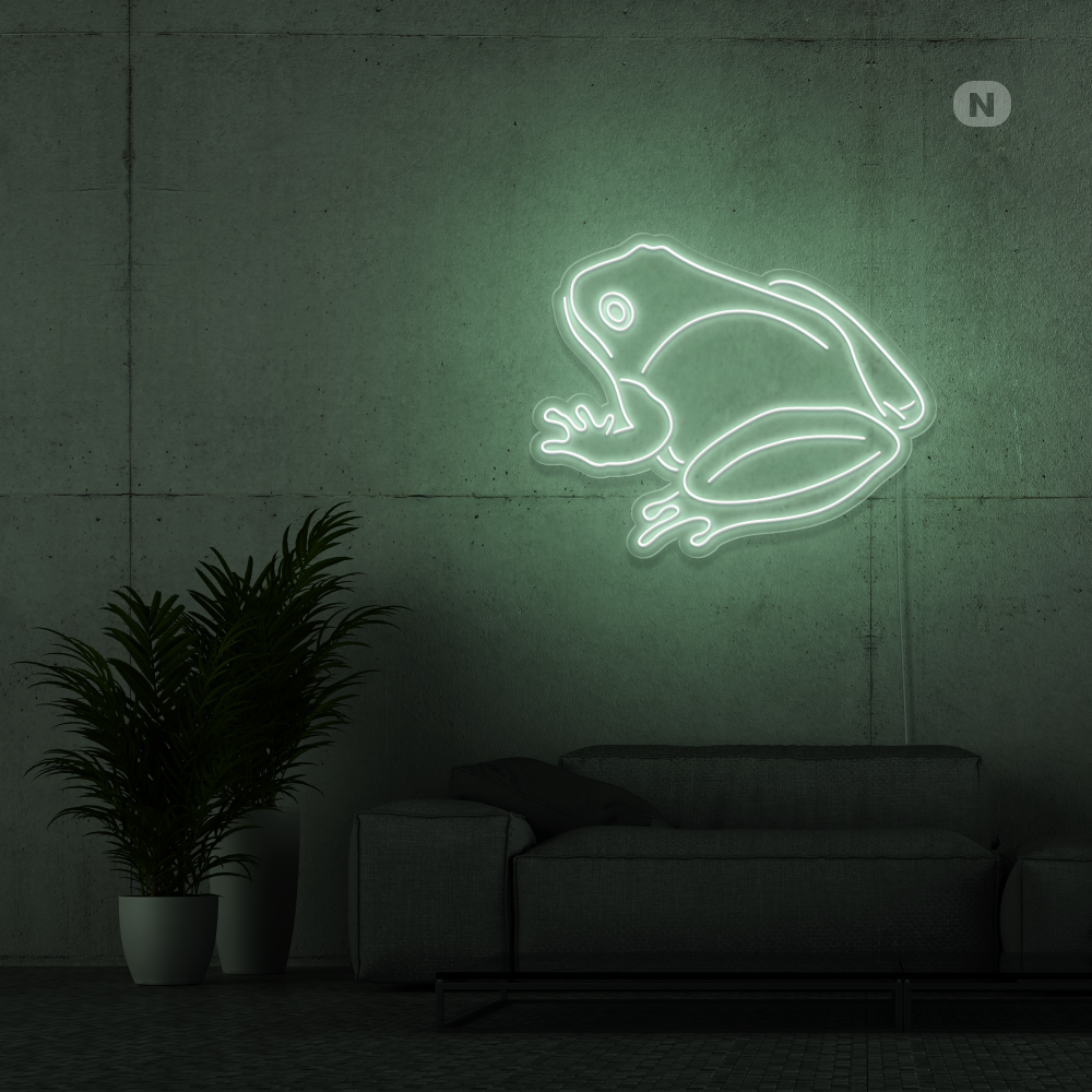 Neon Schild Frosch