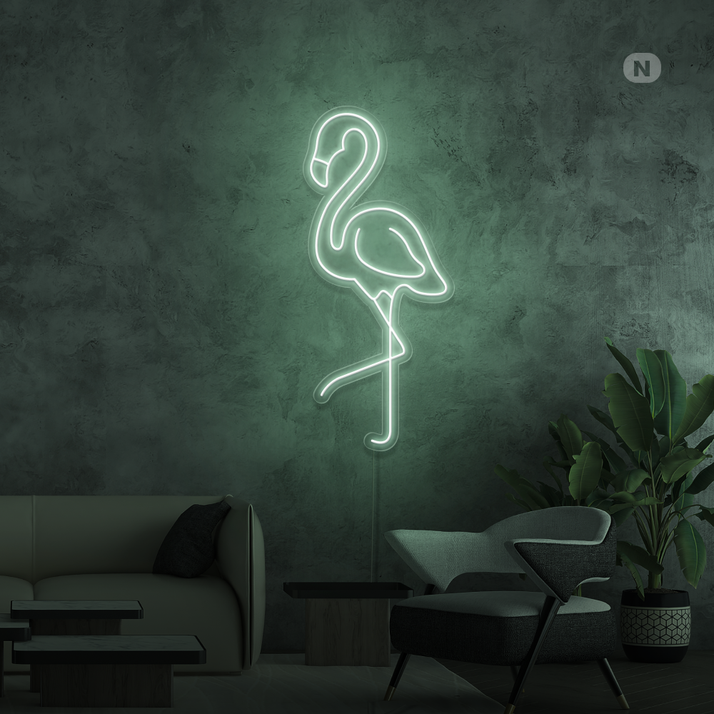 Neon Schild Flamingo