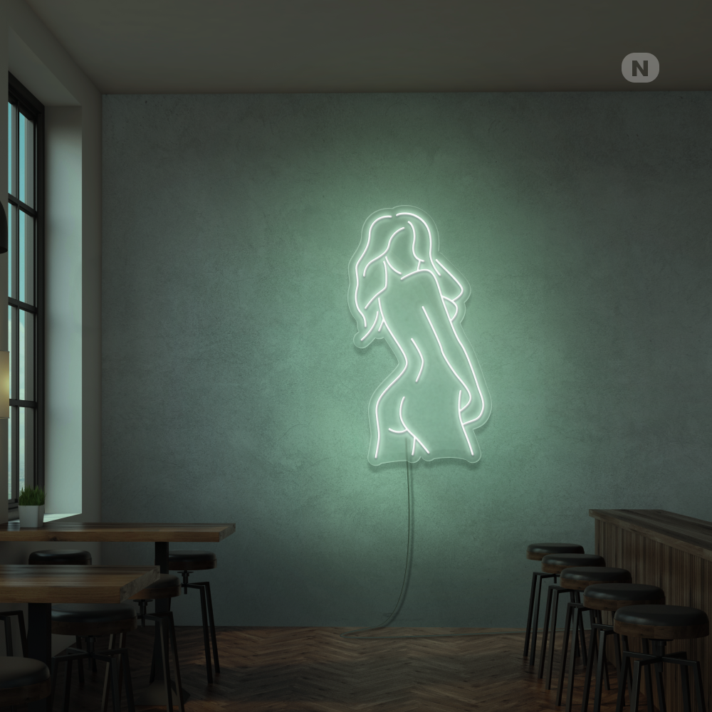 Neon Schild Exotisches Girl