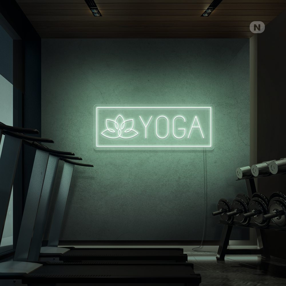 Neon Schild Yoga
