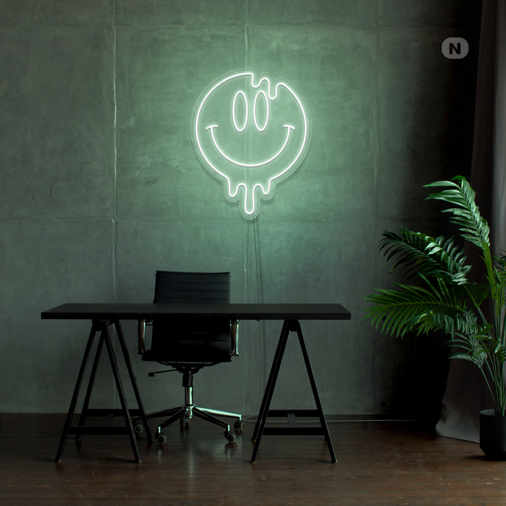 Neon Schild Smiley