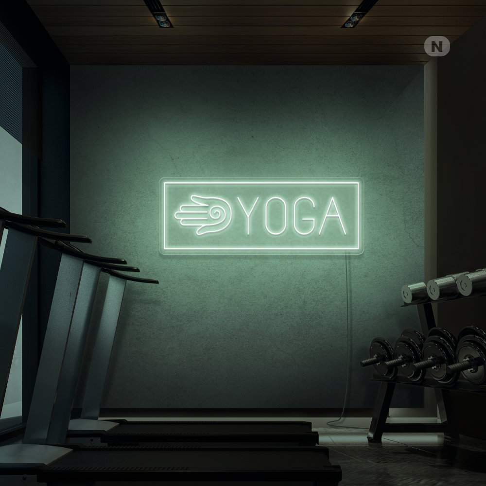 Neon Schild Yoga
