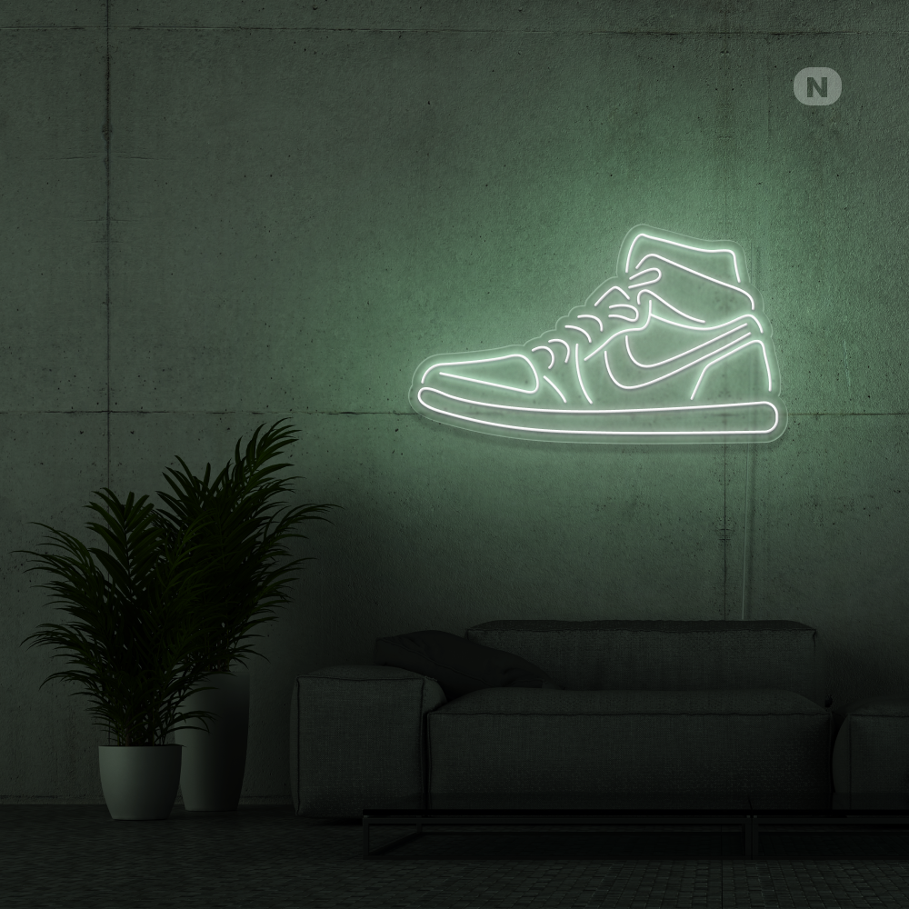 Neon Schild Schuh