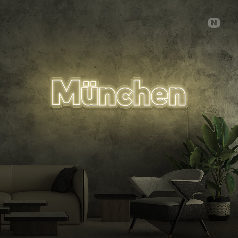 Neon Schild München