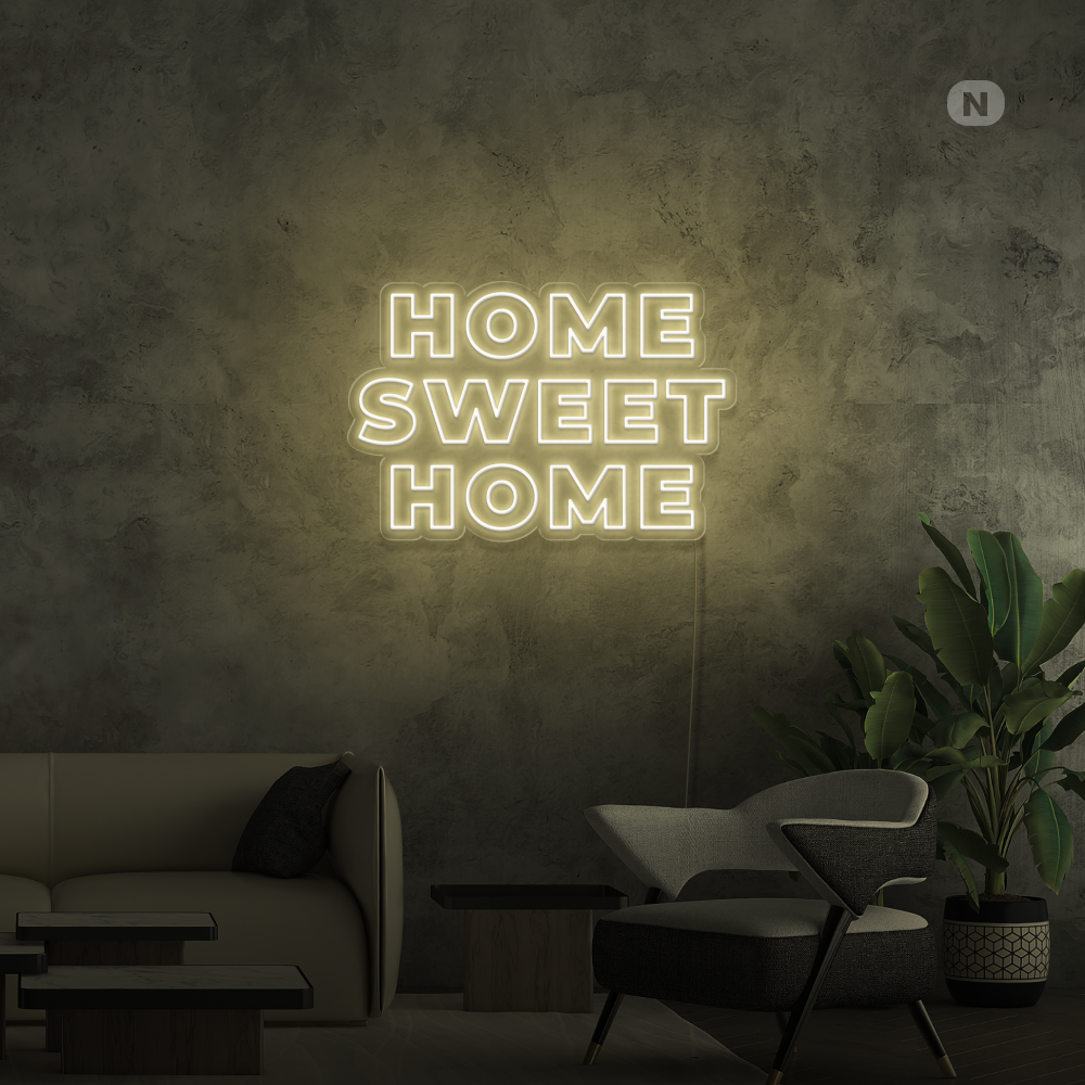 Neon Schild Home Sweet Home