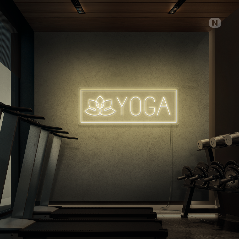 Neon Schild Yoga