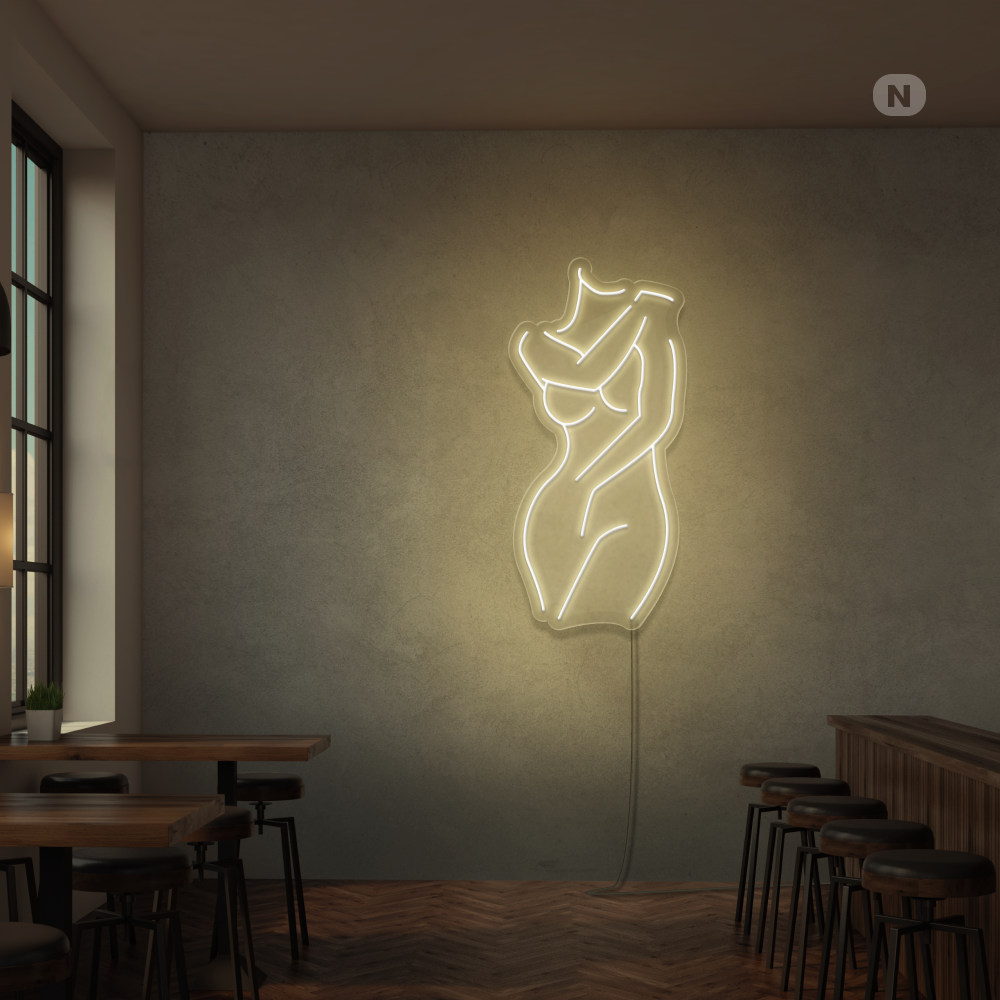 Neon Schild Sexy Mädchen