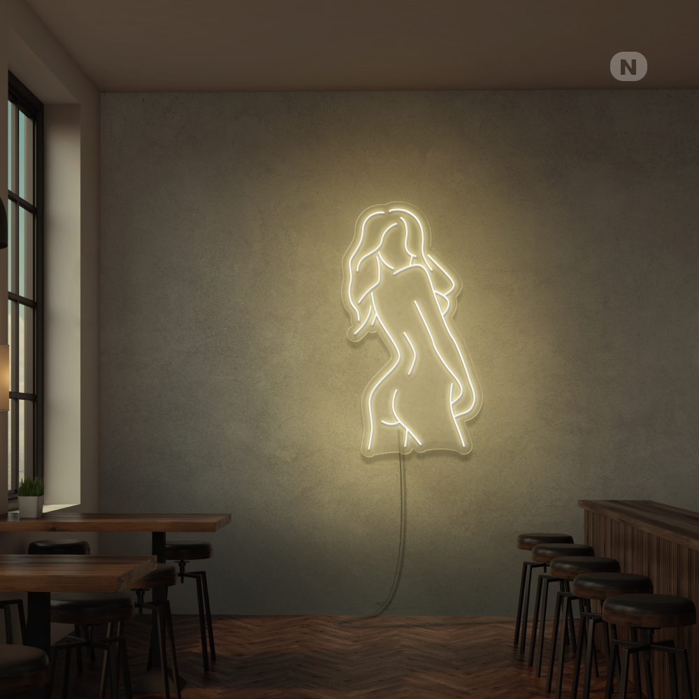 Neon Schild Exotisches Girl