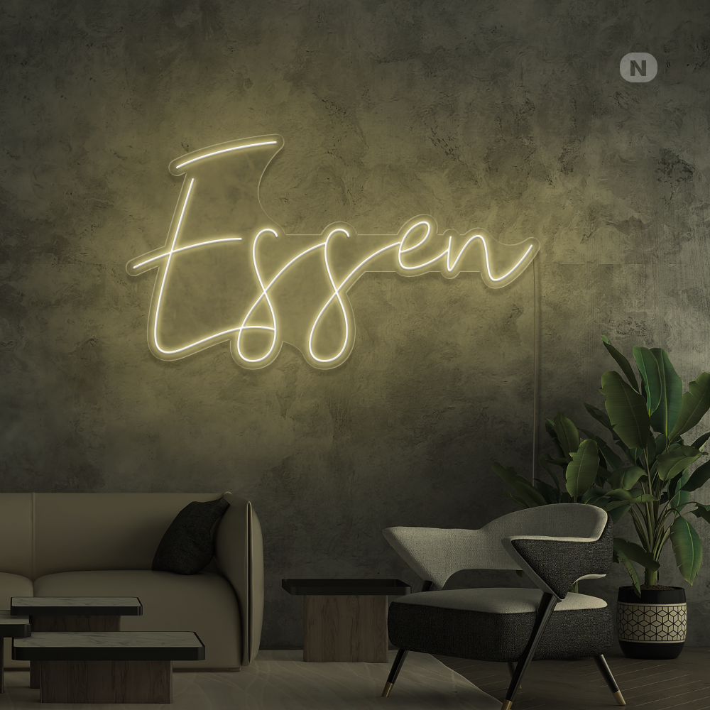Neon Schild Essen