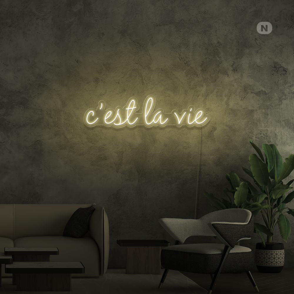 Neon Schild cestlavie