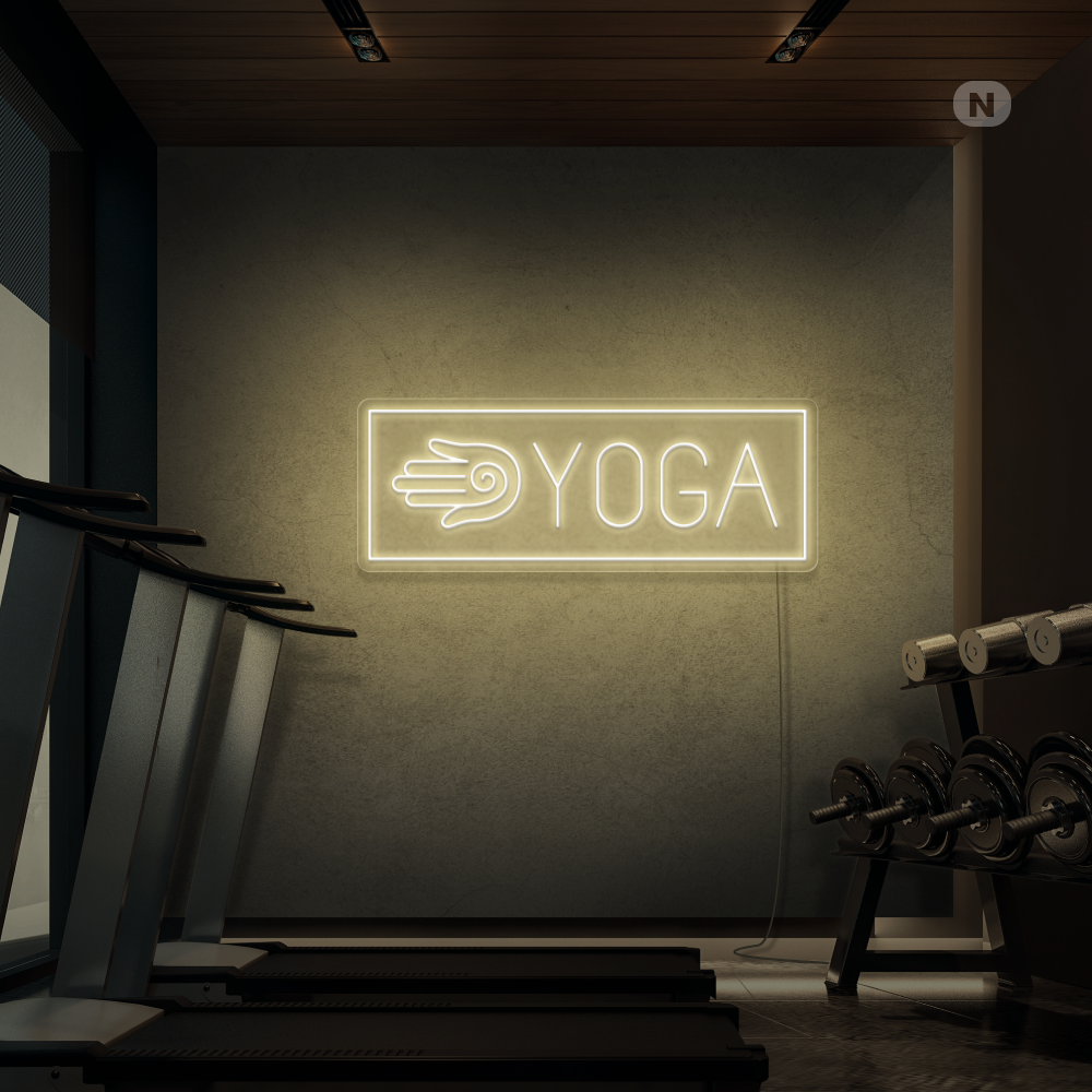 Neon Schild Yoga