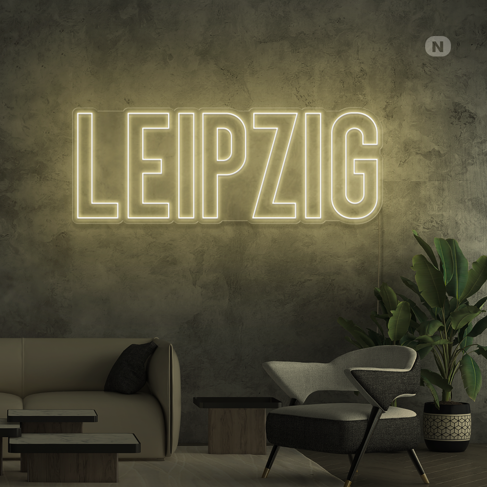 Neon Schild LEIPZIG