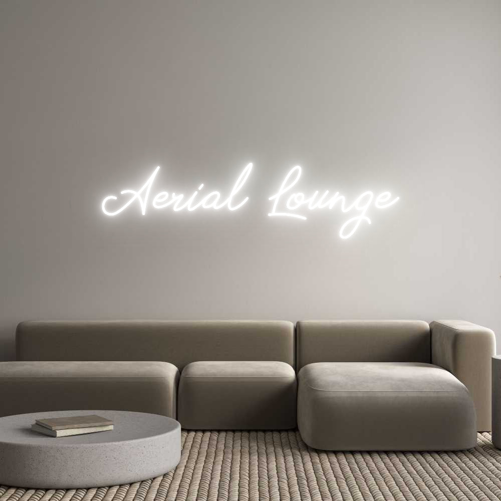 Individuelles Neon: Aerial Lounge