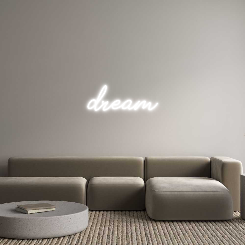Individuelles Neon: dream