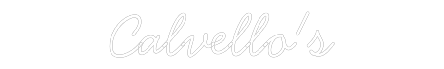 Individuelles Neon: Calvello's
