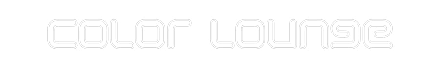Individuelles Neon: Color Lounge