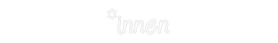 Individuelles Neon: *innen